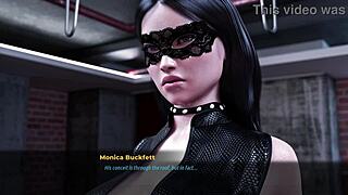 莫妮卡在酒吧揉巨鸡巴！