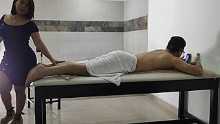 Latina Masseuse Records Ass Licking Deepthroat