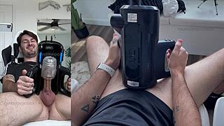 想看我测试我的新Xspacecup XT5自动撸管玩具吗？