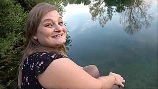 Busty Teen 18+ Dances in Sexy Slingshot Dress Showing Big Tits