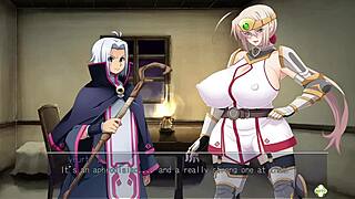 游戏里揉饥渴女英雄Ingrid巨乳