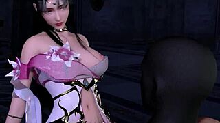 哇！3D亚洲cosplay可爱妹子和大鸡巴出轨高潮！