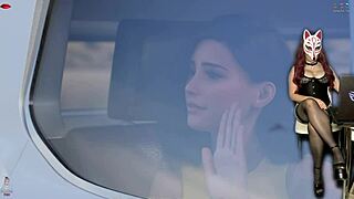 Ms Denvers in ep 55 rocks stockings and see-through bra for gamer vibe