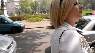 Hey Blondie, spread those legs for tight anal!