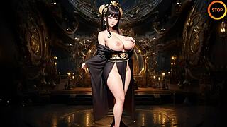 Succubus challenges you with intense edging joi game, building cum denial in this anime hentai episode