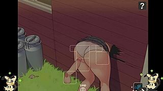 Stuck Hentai Girl's Ass Pops Out in Lesbian Scene