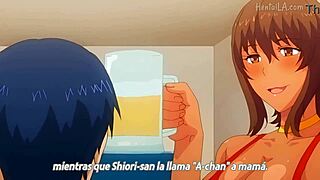 Hentai with big tits and virgins getting naughty together