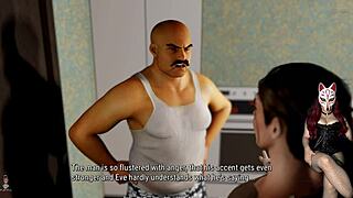 Eve gives handjob to old neighbour in tales from the deep