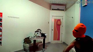 Latina Stepsister Celebrates Halloween In Hotel Bed.