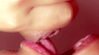 Russian Nastya Gives Nasty Blowjob to Big Cock in College POV