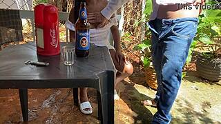 My pulse races watching Brazilian girl get fucked in bar. Public action at 60 is pure thrill!