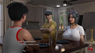 Golden Boy 28 fingers step granny in a surprising intimate game