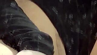 Fat milf elza kom worships cock in nylon lingerie