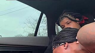 Ebony milf sucks dick eagerly for a pair of air forces