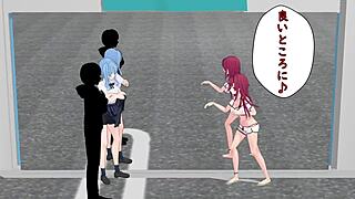 NTR女同用振动器剪刀式玩弄，热辣动漫动作