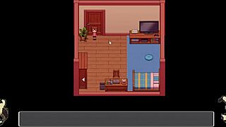 Stuck Hentai Girl's Ass Pops Out in Lesbian Scene