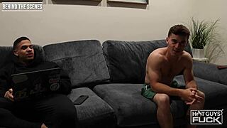 American jock tries tight Latina pussy for gang