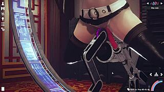 I love watching 2b from nier automata in this hentai anime, shes so hot and sexy with her big tits and ass, i cant stop jerking off to it