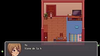 Stuck Hentai Girl's Ass Pops Out in Lesbian Scene