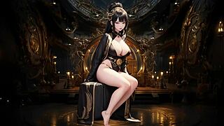 Succubus challenges you with intense edging joi game, building cum denial in this anime hentai episode