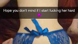 Cheating blonde Richelle Rose craves a deep creampie on Snapchat.