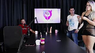 blonde feels hot and undresses after guest mentions freeing woman in swing house