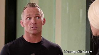 Hey, wanna see how I oil up and bang this new masseuse?