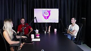 blonde feels hot and undresses after guest mentions freeing woman in swing house