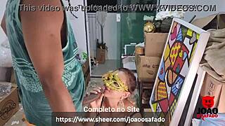 this married milf is craving the neighbor's huge cock for a creampie