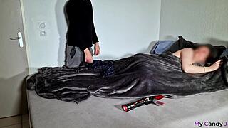 Is her tight ass ready for this unexpected pounding surprise?