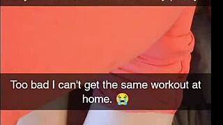 Cheating Yoga Milf Banged by Fitness Instructor on Snapchat!