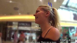 Glamorous Czech Teen Seduced in Supermarket POV Reaming