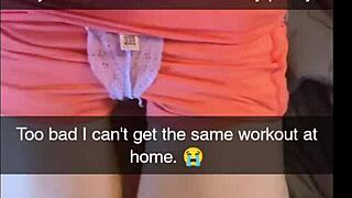 Cheating Yoga Milf Banged by Fitness Instructor on Snapchat!