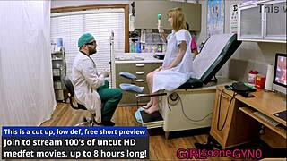 Daisy Bean Endures Humiliating Gyno Exam by Doctor
