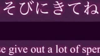 japanese wife surprises me with a hot blowjob and wild action right by the washing machine.