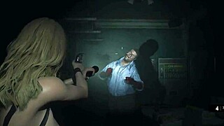 Watch Claire Redfield topless in fitness?