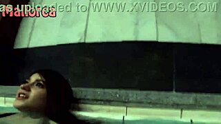 Risky pickup sex with petite Spanish Valentina Lapiedra in thermal bath!