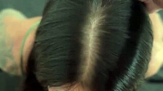 Man, this hot brunette's slim waist takes anal like a champ with a big ass creampie!