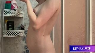 revealme hot italian milf in sensual shower and bath play compilation