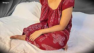 Riya, your stepbrother is fucking me so good for the first time!