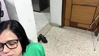 I love when my Colombian step-cousin Estefani takes it deep!  