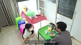 Asian Girl Gets Hardcore Fucked in Her Own Store