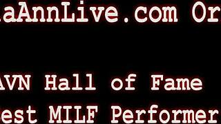 Hey, wanna see busty milf Julia Ann cum on her piano?