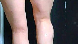 college latina babes with big asses shine in soapy shower