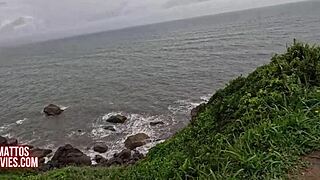 Casal Mattos Beach Adventure Gets Wild! Anne's Wet Ride Ends with a Surprise Finish.