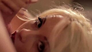 stroking and sucking for an erotic blowjob finish