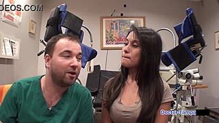 Dr. Tampa Locks Up Petite Alexa Chang for Gaping Exam