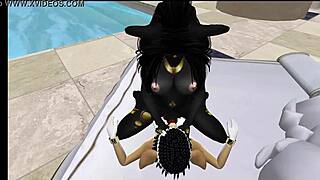 Lady Bastet of Egypt Commands Her Servent for Pleasure