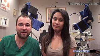 Dr. Tampa Locks Up Petite Alexa Chang for Gaping Exam