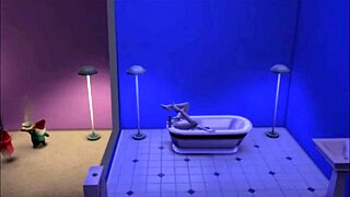 Carmen from Wicked of Whimsville masturbates solo in the pool bath, teen 18+ celebrity with small tits 😏